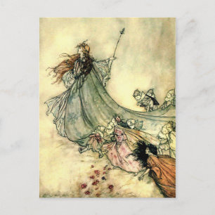 Cartão Postal Arthur Rackham's Fairy Queen