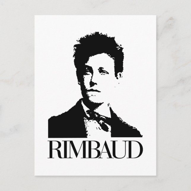 Cartão Postal Arthur Rimbaud (Frente)