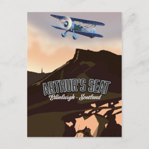 Cartão Postal Arthur's Seat Edinburgh Scotland