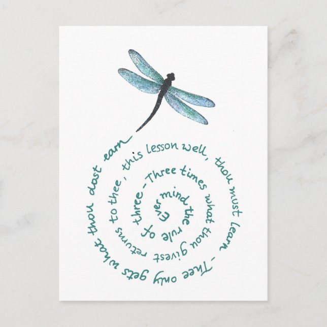 Cartão Postal Artigo 3 - Lei das bruxas - Rede Wiccan (Frente)