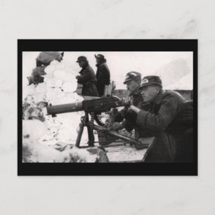 Cartão Postal Artilhadores de Máquinas Austro-Húngaros