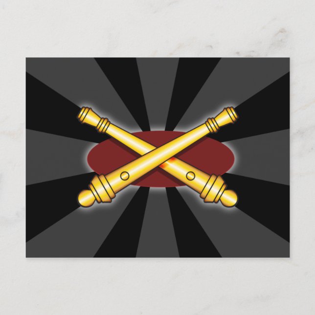 Cartão Postal Artilharia de exército de campanha (Frente)