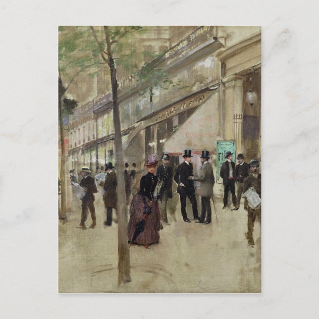 Cartão Postal Artist Jean Beraud (Frente)