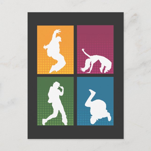 Cartão Postal Artista Dançarino Dançarino da Dança de Quebra-Fra (Frente)