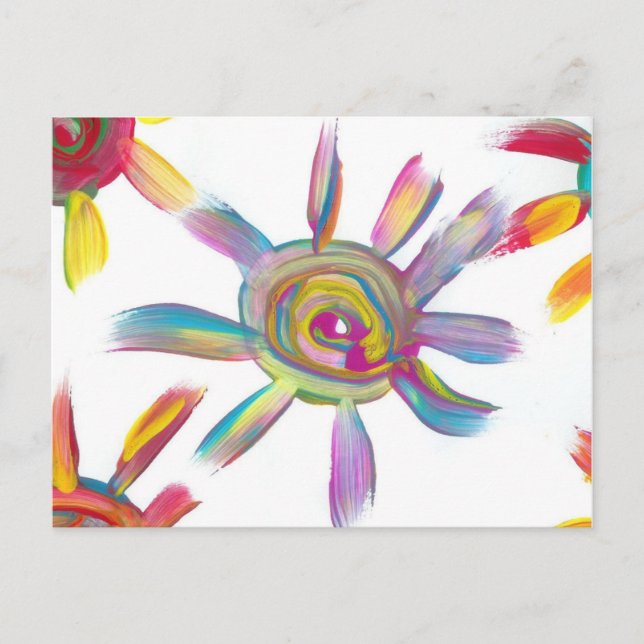 Cartão Postal Artista do Autismo Candy Waters (Frente)