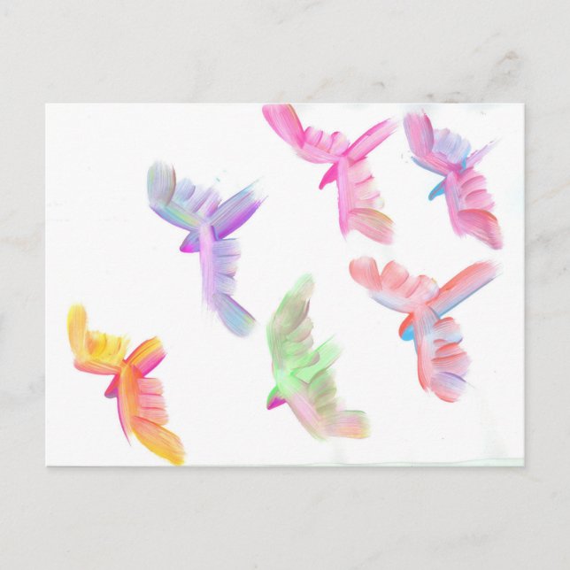 Cartão Postal Artista do Autismo Candy Waters (Frente)