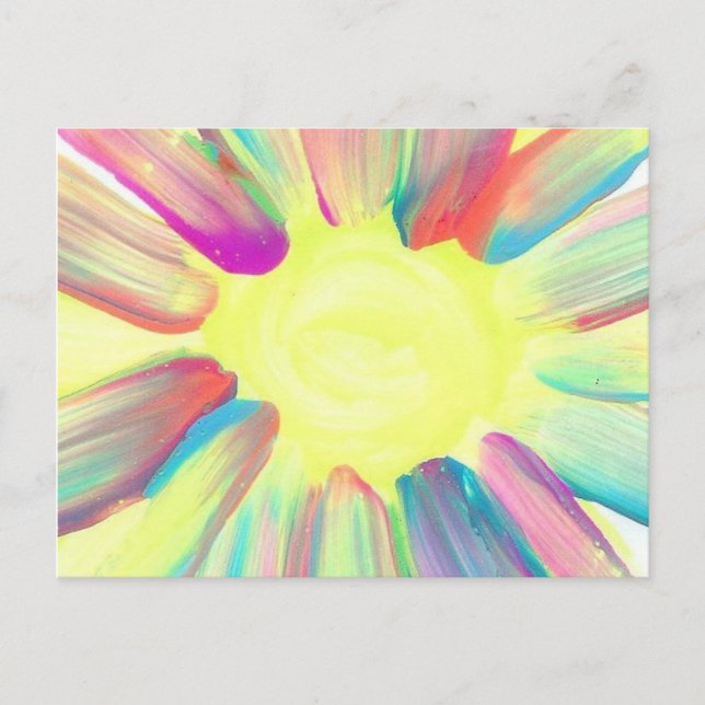 Cartão Postal Artista do Autismo Candy Waters (Frente)