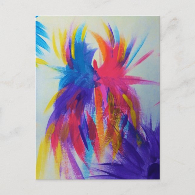 Cartão Postal Artista do Autismo Candy Waters (Frente)