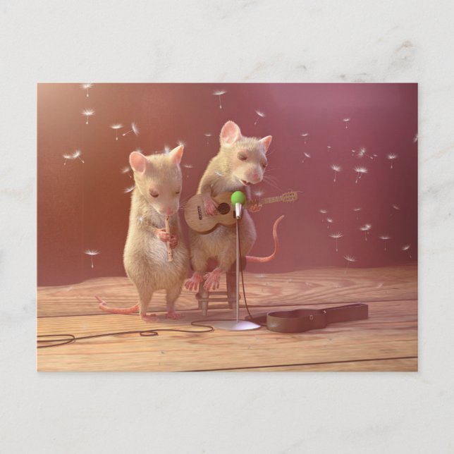 Cartão postal: "Artistas Pequenos" (Frente)