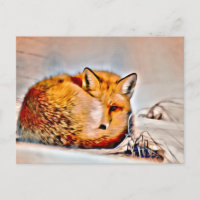 *~* Artsy Animal Red Fox Ap18