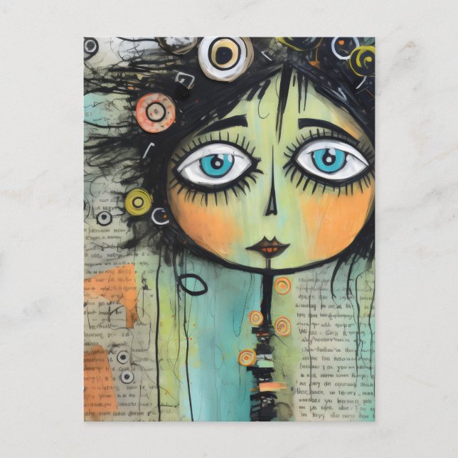 Cartão Postal Artsy Ladies 8 (Frente)