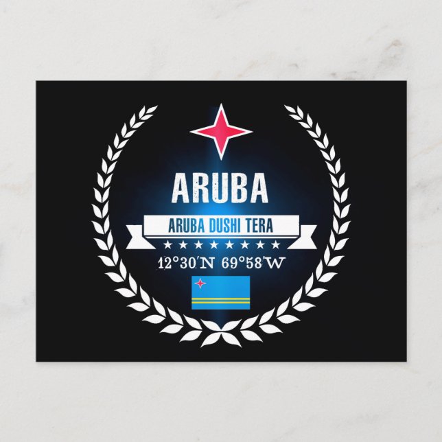 Cartão Postal Aruba (Frente)