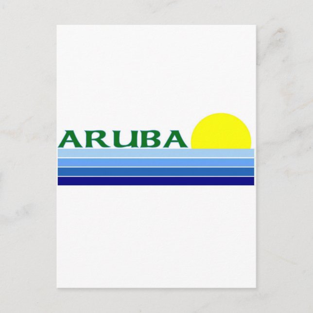 Cartão Postal Aruba (Frente)