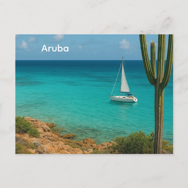 Cartão Postal Aruba (Frente)
