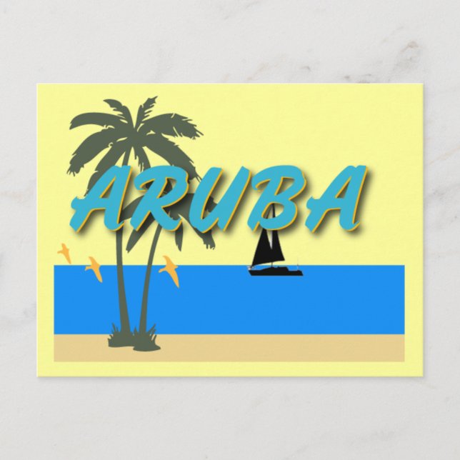 Cartão Postal Aruba (Frente)