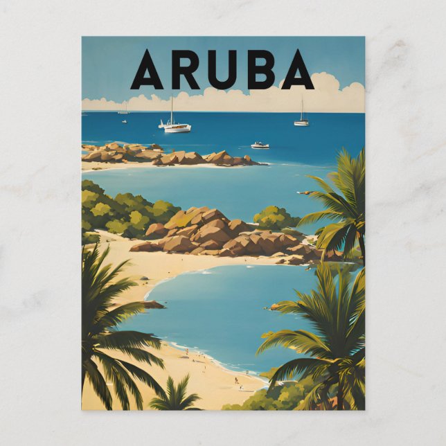 Cartão Postal Aruba (Frente)