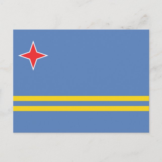 Cartão Postal aruba (Frente)