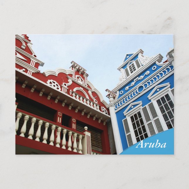 Cartão Postal Aruba, Oranjestad (Frente)