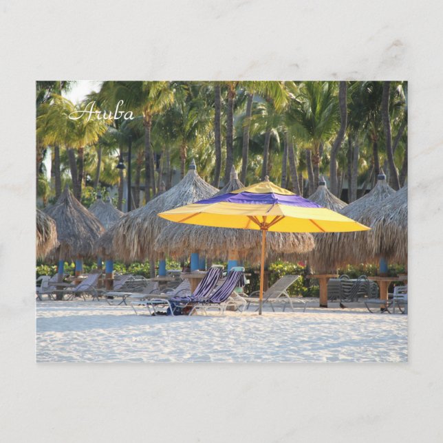 Cartão Postal Aruba, Praia, Fotografia (Frente)