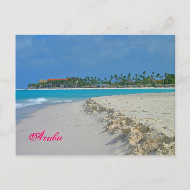 Cartão Postal Aruba Sand & Surf Postcards (Frente)