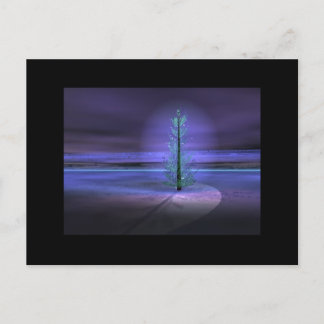 Cartão Postal Árvore azul