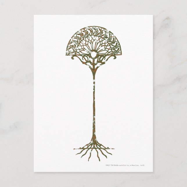 Cartão Postal Árvore Branca de NúMenor (Frente)