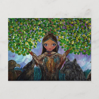 Cartão Postal Árvore Cherokee