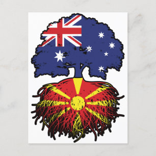 Cartão Postal Árvore da Austrália macedônia australiana