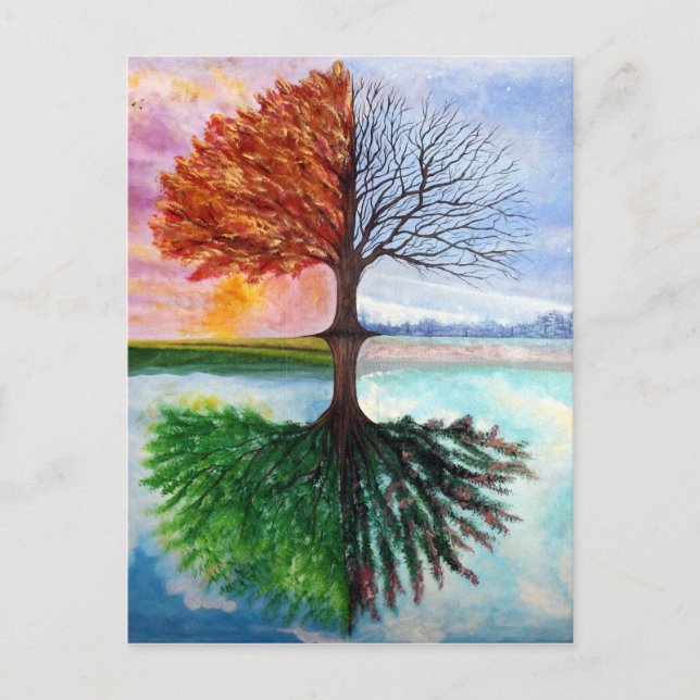 Cartão Postal Árvore da Vida (Frente)