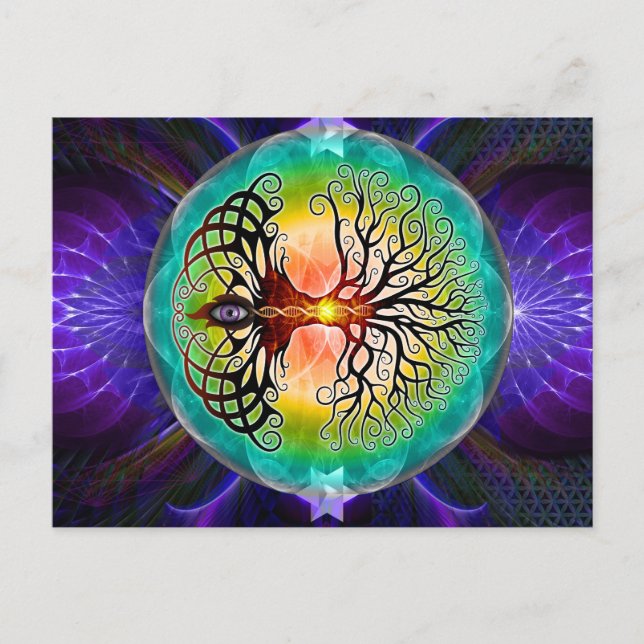 Cartão Postal Árvore Da Vida (Frente)