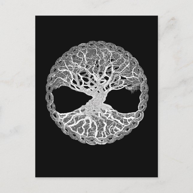 Cartão Postal Árvore da Vida Círculo da Vida (Frente)
