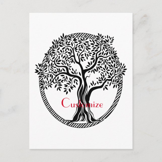 Cartão Postal Árvore da Vida Thunder_Cove (Frente)