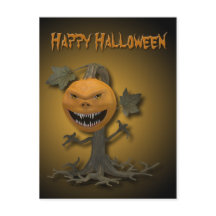 Árvore de Abóbora Feliz Halloween