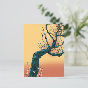 Cartão Postal Árvore de Flores Chinesa