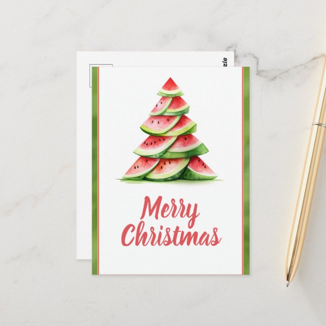 Cartão Postal Árvore de Melancia Natal (Frente/Verso In Situ)