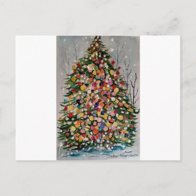 CARTÃO POSTAL ARVORE DE NATAL (Frente)