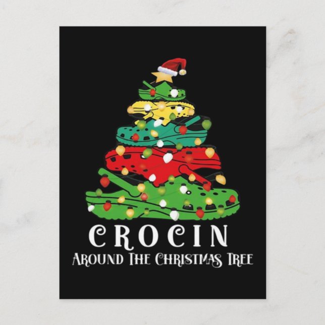 Cartão Postal árvore de Natal (Frente)