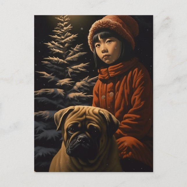 Cartão Postal Árvore de Natal (Frente)