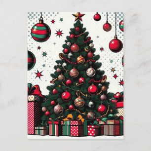 Cartão Postal árvore de Natal