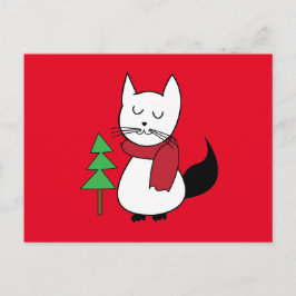 Cartão Postal Árvore de Natal de Cat