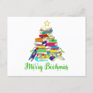 Cartão Postal Árvore de Natal do Livro, Natal do Livro