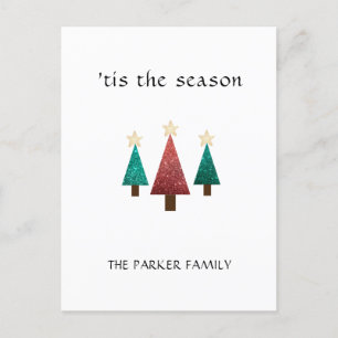 Cartão Postal Árvore de Natal é a época do Natal
