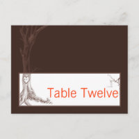 Árvore de outono de Local Gravável Carvões Iniciai