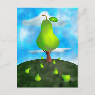 Cartão Postal Árvore de pera