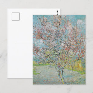 Cartão Postal Árvore de Pêssego de Flor