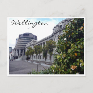 Cartão Postal árvore do parlamento wellington