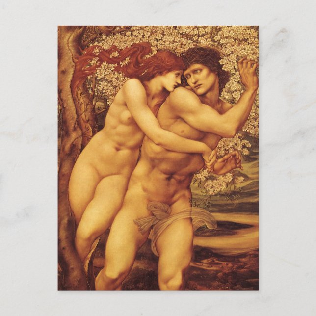 Cartão Postal Árvore do Perdão, Sir Edward Coley Burne-Jones (Frente)
