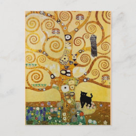 Cartão Postal Árvore Dourada da Vida Arte – Klimt Art Nouveau