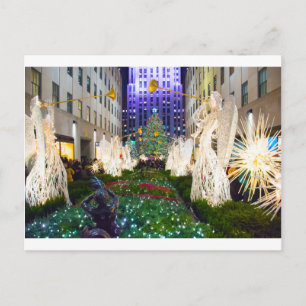 Cartão Postal Árvore e anjos 2015