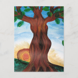 Cartão Postal Árvore feminina